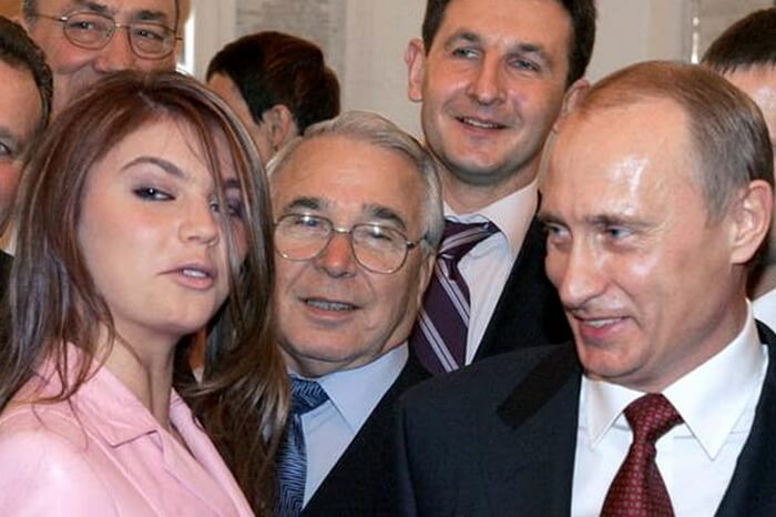 Алина Кабаева и Владимир Путин