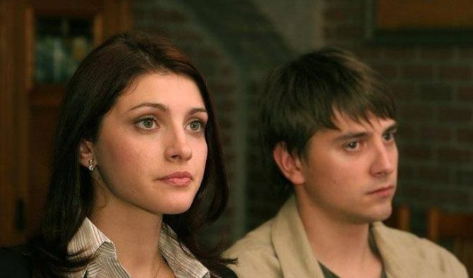 Анастасия Макеева и Петр Кислов в сериале «Сеть»