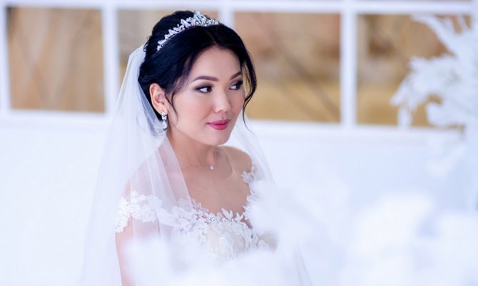 невеста в белом платье