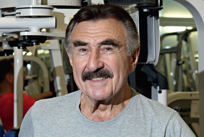 Рисунок 1. «Если выдаётся свободная минутка, с удовольствием провожу её в зале», - Л. Каневский.