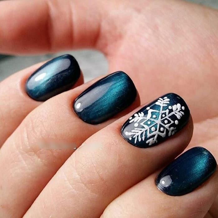 Снежинки с бархатным песком