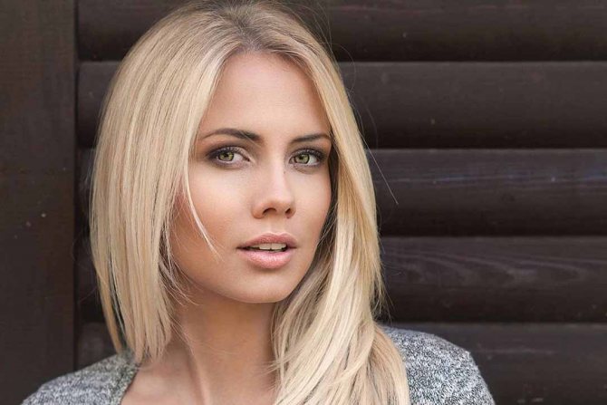 Стрижка лесенка на средние волосы